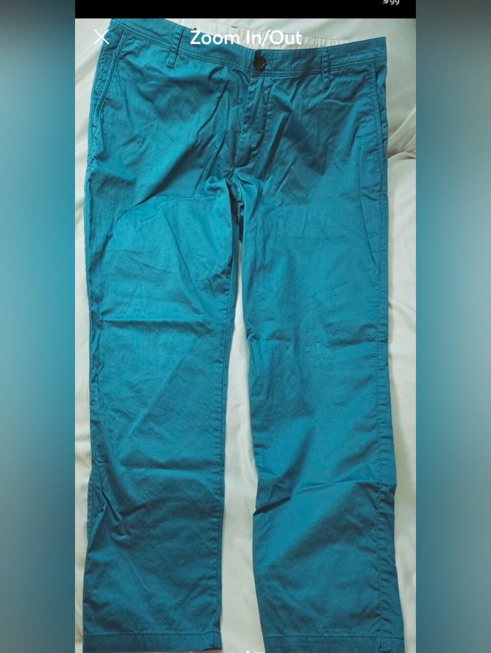 Armani Exchange Teal Blue Men's Chinos Size 36